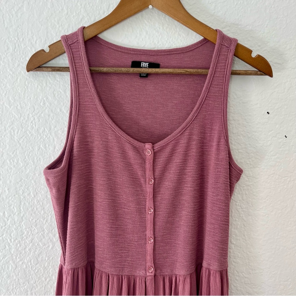 Frye Ladies Button Front Midi Dress Size Medium - Picture 5 of 16